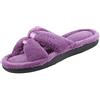 isotoner Signature X-Slide Pantofole da donna, finiture in raso con memory foam, 6.5-7