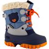 Spirale Fabi stivali da neve, stivali canadesi unisex, bambini, imbottitura calda e isolante, blu