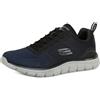 Skechers Track - Ripkent 232399-NVBK, Mens Sports Shoes, Navy, 45 EU