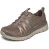 Skechers - Scarpe sportive con coulisse elastica Molto comode 039630 Sintetico, Taupe Dktp, 40 EU