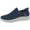Skechers Men's Go Flex Hands Free Slip-ins Athletic Slip-on Casual Walking Shoes Sneaker, Navy, 11 X-Wide