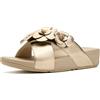 Fitflop Lulu Flower Cross Slides, Sandali a Ciabatta Donna