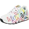 Skechers Uno Night Shades, Scarpe da Donna | Sneaker casual, soletta in memory foam raffreddata ad aria, ammortizzazione visibile Skech-Air, lacci