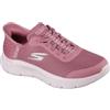 Skechers Donna Go Walk Flex Grand Entry Trainers, Rose Textile/Trim, 39.5 EU