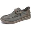 Skechers Uomo Melson Coronado Slip-In ALLENATRICE, Khaki Canvas, 41 EU