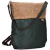 Zwei Borsa zaino Olli OR12 Daypack 7 litri impermeabile pelle sintetica di alta qualità, buon interno con scomparto imbottito per laptop, chiusura lampo, zaino e borsa a tracolla 2 in 1, Pino, 34 x 33