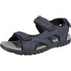 Geox Uomo Sandal Strada D, Sandali Uomo, Blu Grigio Navy Dk Grey, 42 EU