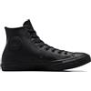 CONVERSE ALL STAR Converse Chuck Taylor All Star Hi, Scarpe Da Ginnastica Unisex Adulto, Black Monochrome, 35 EU