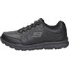 Skechers Scarpa da Servizio Nampa OsilMedical Uomo, Sintetico Nero., 42 EU