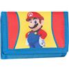 Franco Cosimo Panini SUPER MARIO - Portafoglio Ufficiale Super Mario, con Chiusura a Strappo, Scomparti per Banconote e Card, Tasca Posteriore con Zip, Idea Regalo Bambini, 13x8,5 cm Chiuso, 13x24 cm Aperto