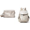 Kipling ABANU MULTI, Borse a Tracolla, Donna, Argento (Metallic Glow), Taglia unica City Pack S, Zaino Donna, Argento (Silver Metallic Glow), Taglia unica