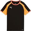 PUMA IndividualLIGAJersey Jr, Magliette Unisex - Bambini, PUMA Black-Heat Fire,