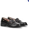 Tommy Hilfiger Logo Smooth Loafers, for Boys, Samir, Black, 41