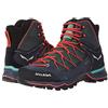 SALEWA Ws Mtn Trainer Lite Mid Gtx, Scarponi da trekking e da escursionismo Donna, Verde (Feld Green/Fluo Coral), 42.5 EU