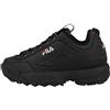 Fila Disruptor Wmn, Sneaker Donna, Black Black 302, 42 EU