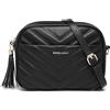 Miss Lulu Borsa Tracolla Donna Nero Piccola, Borse Media PU Pelle Morbido Impermeabile, Tracolla Rimovibile e Regolabile, 4 Tasche Grande Capacità, per Viaggi, Incontri e Spiaggia