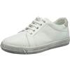 Andrea Conti 61720, Scarpe da Ginnastica Donna, Weiß/Silbergrau, 36 EU