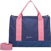 Fritzi aus Preussen Fritzi Canvas Tote Bag Uni Shopper Borsa Donna Misto Cotone Grande Tote Bag Vegan 29,5 x 40 x 14 cm - Nero - Rosa - Arancione - Lilla - Menta - Blu - Verde Oliva - Viola - Marrone - Beige - Giallo