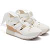 GIOSEPPO Sneakers Beige Tipo Espadrille da Donna LIZARDA, Bianco, 36 EU