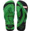Havaianas Top Marvel Logomania (Mini Me) Bambini e ragazzi FlipFlop Black/Patria Green 23 EU