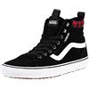 Vans Filmore Hi VansGuard, Sneaker Uomo, Suede Black Red Plaid, 40.5 EU