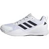adidas Uomo Novaflight 2 Indoor Shoes, Ftwr White/Core Black/Ftwr White, 43 1/3 EU