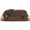 GUESS borsa a tracolla borsa da polso Berlin Camera Bag Coffee marrone