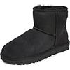 UGG Classic Mini Ii, Stivali Donna, Nero, 36 EU