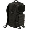 Brandit US Cooper Patch Large Backpack, Color: Black, Size: OS, Borsa Unisex, Nero, Taglia Unica