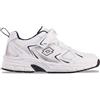 Lotto Scarpe da Ginnastica Unisex per Bambini Kitaura K, Bianco Blu Marino, 28 EU