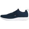 Tommy Hilfiger Uomo Sneakers Running Corporate Knit Rib Runner Scarpe Sportive, Blu (Desert Sky), 41