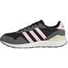 adidas Donna Run 60S 4.0 Shoes, Core Black/Clear Pink/Carbon, 38 EU