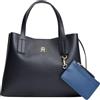 Tommy Hilfiger Th Icon Mini Satchel Aw0aw18722 - Zaino da donna, blu (Space Blue), taglia unica
