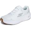 Skechers Uomo Go Walk Max Cushioning Flex RAF Basket, Bordo Tessile Bianco, 42 EU