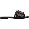 REFRESH - Sandali Donna Nero - Scarpe comode e versatili - Moda casual - Modello 17502902 (Misurare 36)