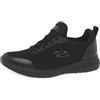 Skechers Squad Sr, Scarpe da ginnastica Donna, Black Flat Knit, 40 EU