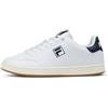 Fila Scarpe da Ginnastica da Uomo Courtbay, White Fila Navy Marshmallow, 41 EU