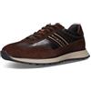 Bugatti Sneaker da Uomo 332AWC031410-6111-42, Marrone Scuro/Grigio Scuro, 42