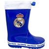 CERDÁ LIFE'S LITTLE MOMENTS Real Madrid - Stivali per bambini in PVC impermeabile ufficiale, scarpe resistenti per pioggia, neve e attività, unisex, 28, 28 EU
