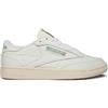 Reebok Club C 85 Vintage, Sneaker Unisex - Adulto, TOP-CHALK/PAPERWHITE/GLEN GREEN, 42 EU