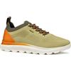 Geox U Spherica E, Sneaker Uomo, Pistachio Orange, 46 EU