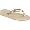 Havaianas Slim (Mini Me) Ragazze Infradito Grigio sabbia/Dorato chiaro 27/28 EU