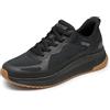 Skechers Uomo Bobs Squad 4 Slip-On, Black Mesh, 41.5 EU
