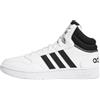 adidas Uomo Hoops 3.0 Mid Lifestyle Basketball Classic Vintage Shoes, Core Black / Core Black / Cloud White, 38 2/3 EU
