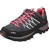 CMP Rigel Low Wmn Trekking Shoes Wp, Scarpe da trekking Donna, Grey-Fuxia-Ice, 43 EU