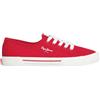 Pepe Jeans Brady Basic WSneaker Donna, Rosso, 3 UK