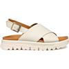 Geox Sandalo da donna D XAND 2.1S E Wedge, bianco, 38 EU