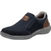 Rieker Slipper Blu Scuro Mesh/Synthetic