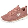 Skechers Graceful Get Connected, Sneaker Donna, Mauve Mesh Trim, 42 EU