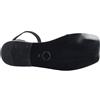 CA'SHOTT A/S Casmary-Sandali in Nabuk, Piatti Donna, Nero, 40 EU